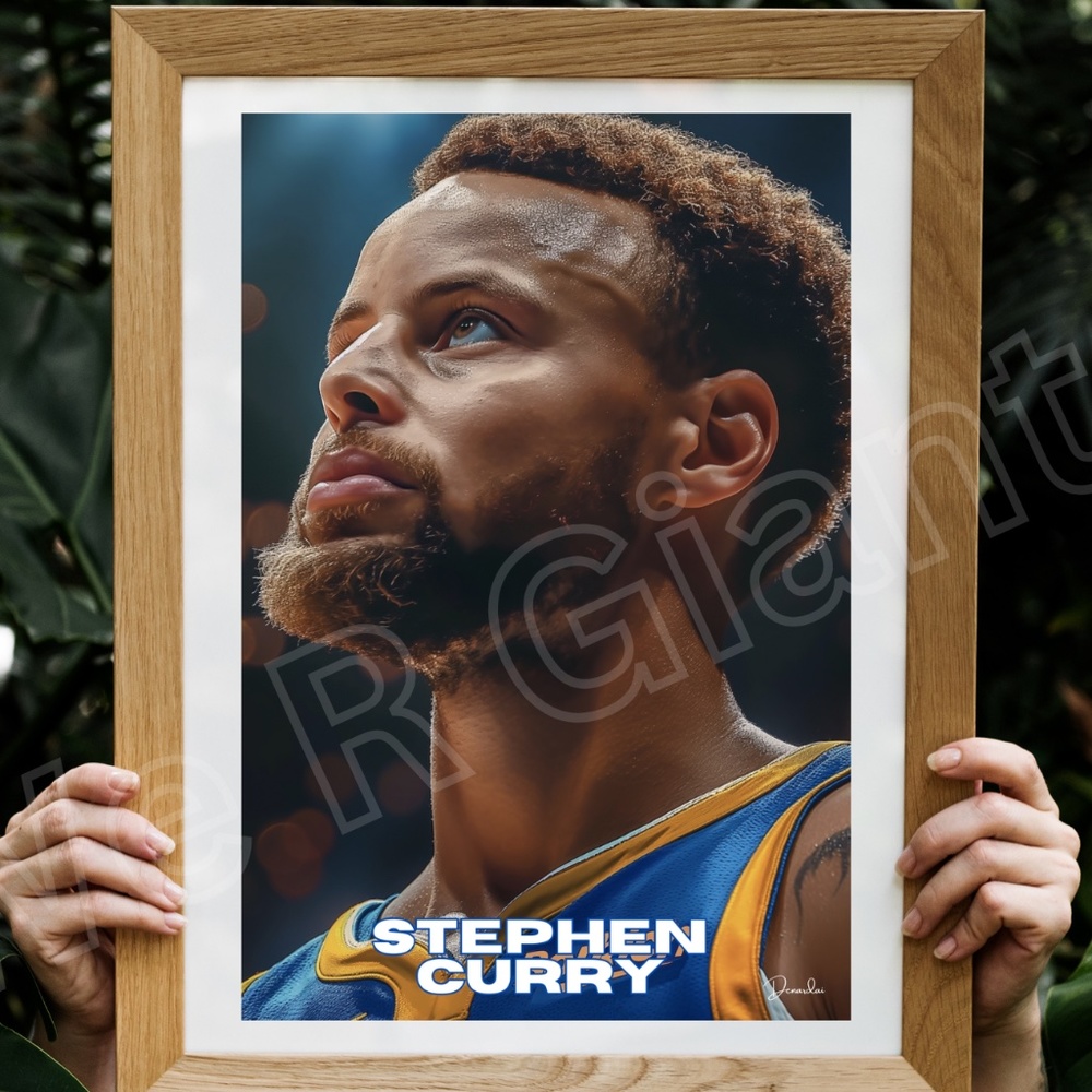 Stephen Curry Poster 11x17 Print Golden State Warriors NBA Legend Steph Curry